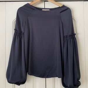 NWOT Bailey 44 Puff-Sleeve Blouse
